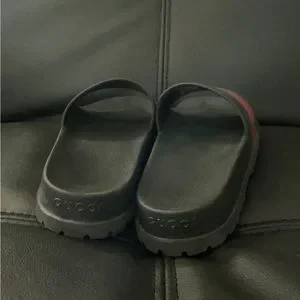 Gucci | Shoes | Mens Gucci Web Trek Slides Size 7 | Poshmark display picture 2